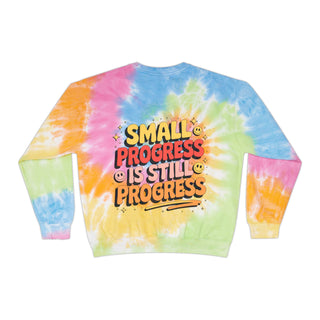 Be Kind To Your Mind / Small Progress Tie-Dye Sweatshirt