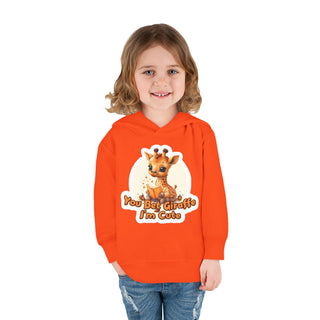 You Bet GiraffeToddler Pullover Fleece Hoodie
