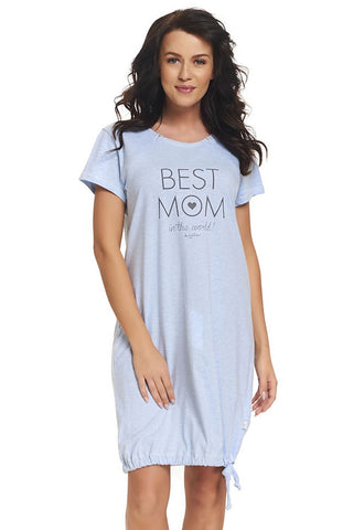 Best Mom Nursing Nightgown - Grey