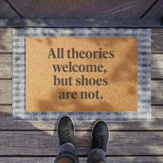Theories Welcome - - Entryway Mat, Indoor/Outdoor