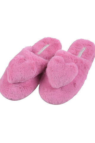 Cushy Heart Slippers