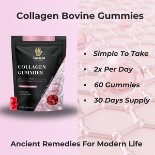 Collagen Gummies With Vitamin C & Biotin Strawberry Flavour