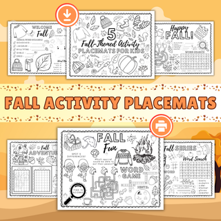 Fall Activity Placemats