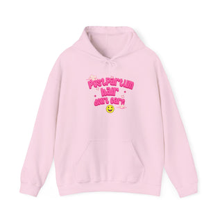 Postpartum Hair Don't Care Hooded Sweatshirt