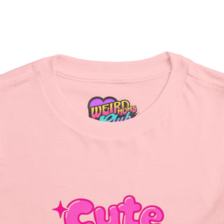 Cute But Ferral Toddler Short Sleeve Tee