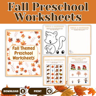 Fall Preschool Worksheets