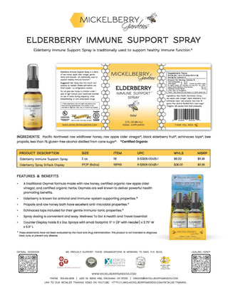 Herbal Honey Spray Display (Pack of 6) — on the go wellness