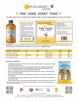 Fire Cider Honey Tonic — immune booster