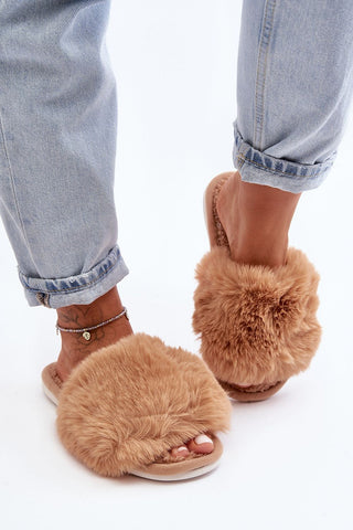 Fluffy Coffee Slippers