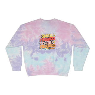 Be Kind To Your Mind / Small Progress Tie-Dye Sweatshirt