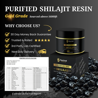 Organic Purified Himalayan Shilajit Resin Superfood (50g)