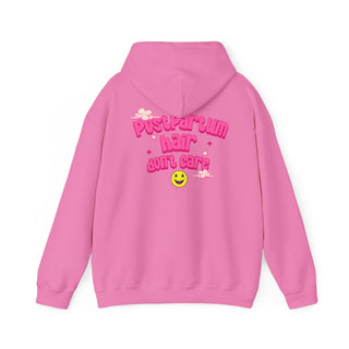 Postpartum Hair Don't Care Hooded Sweatshirt