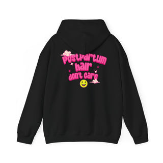 Postpartum Hair Don't Care Hooded Sweatshirt