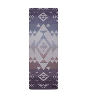 Foldable Suede Yoga Mat Pendleton Agate Beach Travel Mat