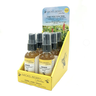 Herbal Honey Spray Display (Pack of 6) — on the go wellness