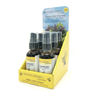 Herbal Honey Spray Display (Pack of 6) — on the go wellness