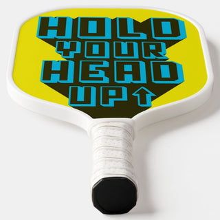 Motivational Quote Pickleball Paddle