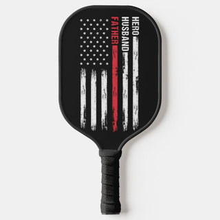 Fathers Day Typographic Pickleball Paddle