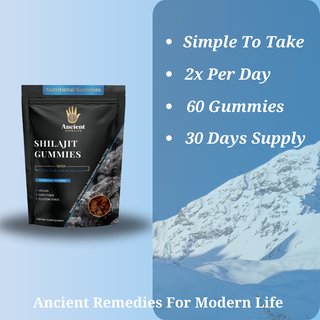 Shilajit Gummies Blueberry Flavour