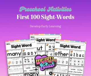 First 100 Sight Words Worksheets
