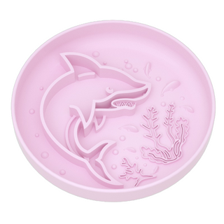 Pet Silicone Slow Feeder - Shark Shaped Dog Bowl