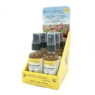 Herbal Honey Spray Display (Pack of 6) — on the go wellness