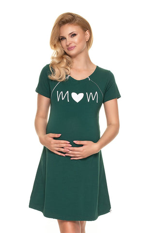 Mom Nursing Nightgown - Green