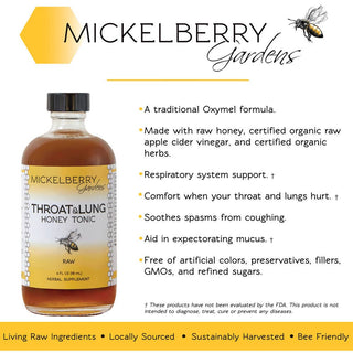 Throat and Lung Honey Tonic — nourish your sore throat