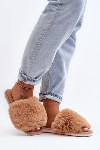 Fluffy Coffee Slippers