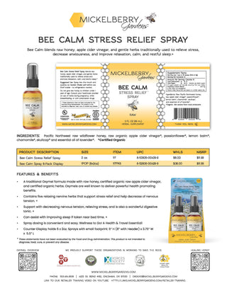Herbal Honey Spray Display (Pack of 6) — on the go wellness