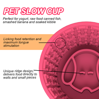 Pet Silicone Slow Feeder -Silicone Slow Cup For Pet