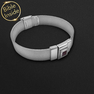 Christian Bracelet for Men With the Entire Bible - Andrew3 Design