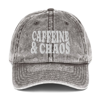 Caffeine & Chaos Adult Cotton Hat